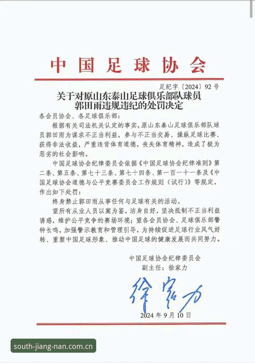 江南娱乐玩家口碑 足协第三批禁足名单详解:65名从业者遭重罚,体育腐败链条浮出水面